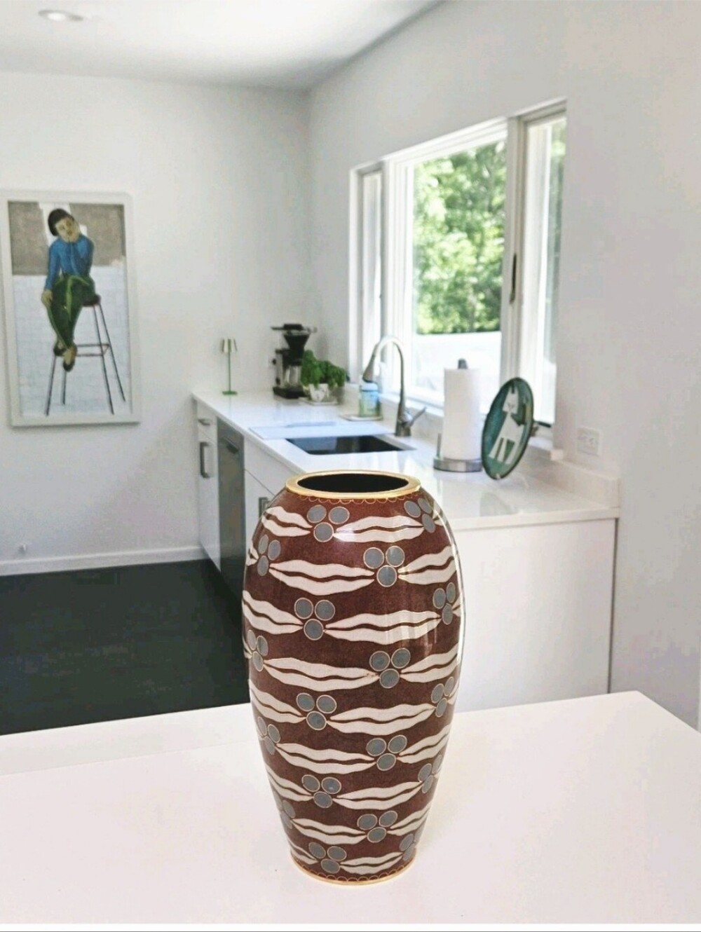 William Sonoma Cloisenne Vase